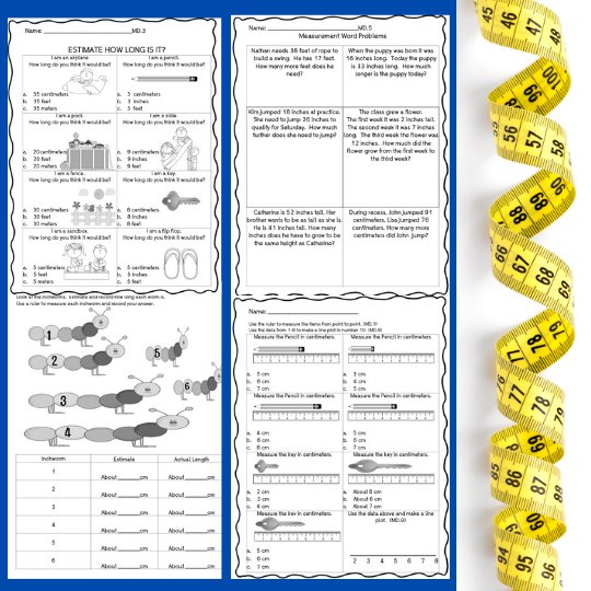 measurement math worksheets for 2nd grade for my second act